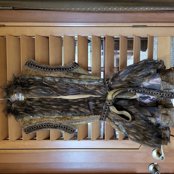 Boston Proper Medium Vest. Brown - Picture 1 of 2